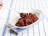 Red kidney beans in spicy sauce (Sweden)