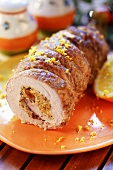Polish-style rolled veal roast