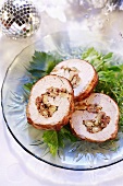 Pork roulade with almond stuffing (Christmas)