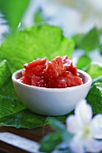 Watermelon in a small bowl