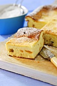 Käsekuchen mit Rosinen