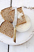 Wholemeal bread with pork dripping