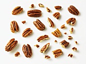Pecans, whole and pieces