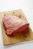 Raw Tafelspitz (an Austrian cut of beef from the rump area)