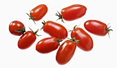 Several plum tomatoes