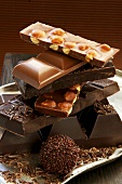 Various types of chocolate