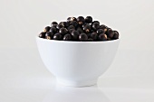 Acai berries (Euterpe oleracea) in a bowl