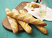 Home-made baguettes