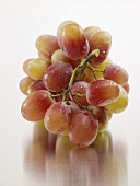 Grapes with drops of water