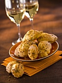 Cheese madeleines with cumin seeds