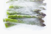 Frozen green asparagus