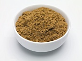 Spice mixture (Quatre épices) in small bowl