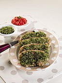 Lamb with herb crust