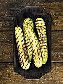 Grilled courgettes