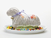 Sweet iced Easter lamb