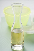 Rapeseed oil in carafe