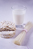 Rice products: rice wafers, rice noodles and rice milk