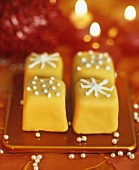 Petit fours for Christmas