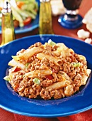 Penne bolognese (made with extra-lean minced pork)