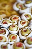 Olives wrapped in anchovies, Pauillac, France