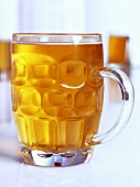 Cider in a glass tankard
