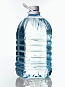 Eine Plastik-Wasserflasche