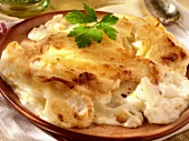 Potato gratin on a plate
