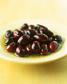 Plate of Kalamata olives