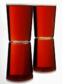 Two glasses of ale