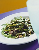 Grilled asparagus salad