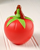 Ketchup bottle in the shape of a tomato