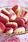 Rhubarb flavoured jelly sweets