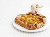 Mango and pineapple pie