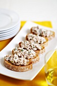 Crostini with tuna