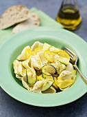 Conchiglie with courgettes