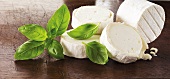 Goat's cheese and basil