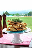 Focaccia with dried tomatoes and rosemary