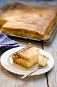 Tray-bake cheesecake