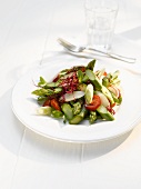 Asparagus salad with tomatoes