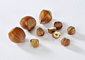 Hazelnuts, whole and shelled