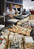 A cheese shop in Bergues, France