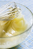 Mayonnaise being made for potato salad