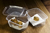 Truffles in storage containers