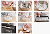 Steps for making meringue