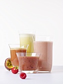 Assorted smoothies