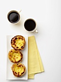 Tartlets and coffee