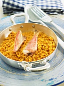 Rice with red mullet (Spain)