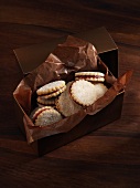 Shortbread biscuits as a gift