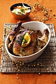 Szechuan-style spicy roast chicken (Christmas)