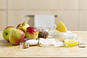 Ingredients for apple strudel